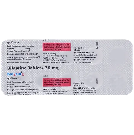 bularid l 20mg tablet 10's
